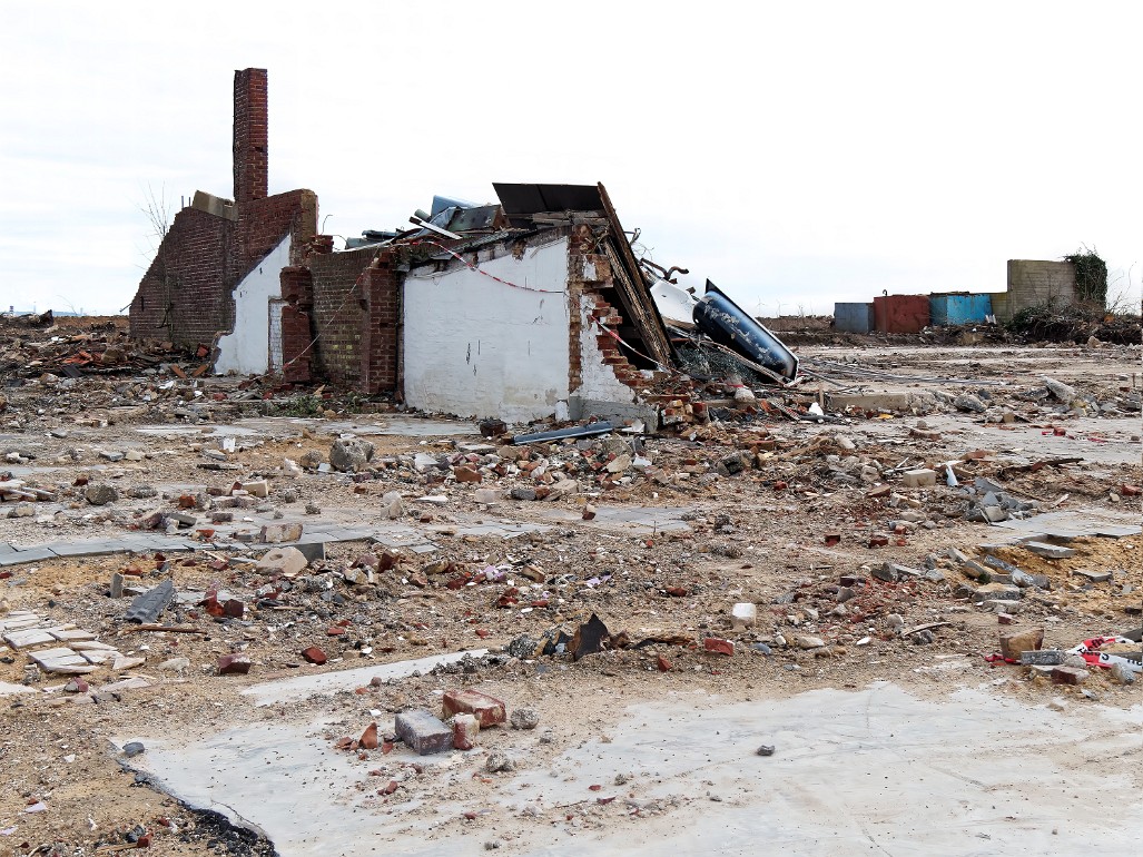 Dörfer , die für den Braunkohletagebau verschwunden sind
