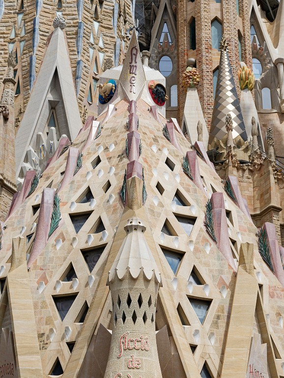 Sagrada Familia, Barcelona, Spanien , Architekt Antoni Gaudi