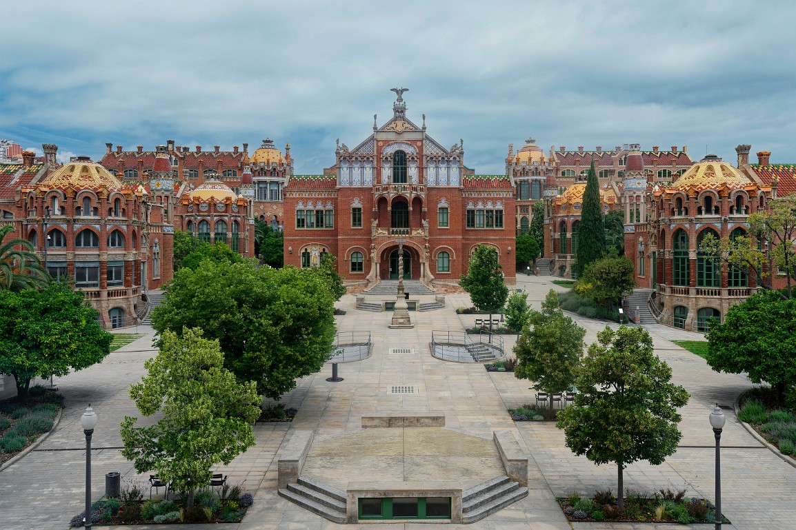 ehemaliges Krankenhaus Sant Pau, Barcelona Spanien