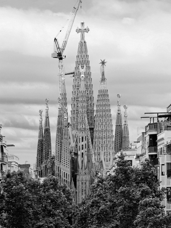 Sagrada Familia, Barcelona, Spanien , Architekt Antoni Gaudi