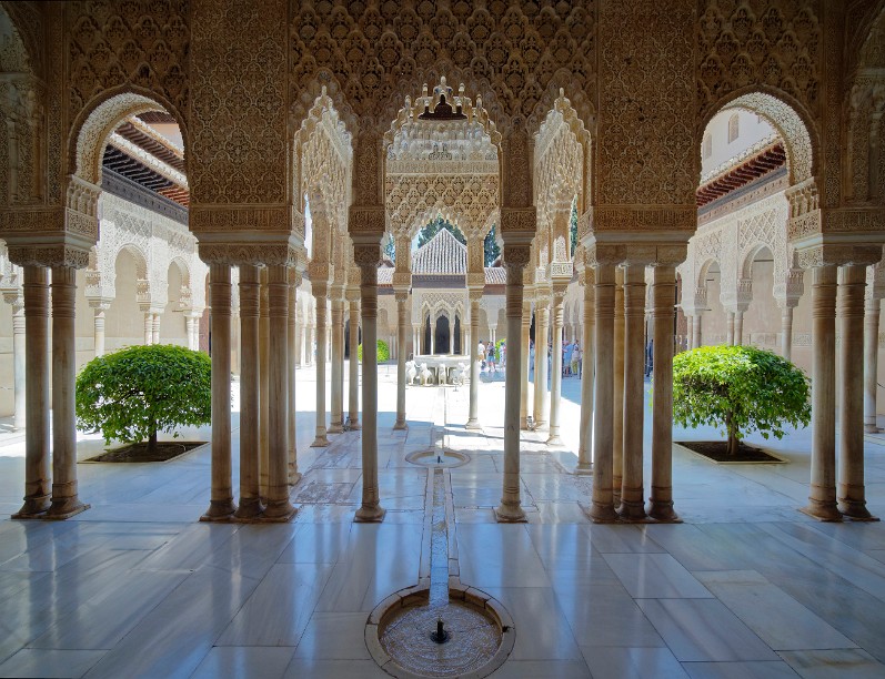 Alhambra, Nasridenpaläste, Granada, Spanien