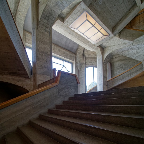 Goetheanum , Dornach Schweiz, nach Entwürfen von Rudolf Steiner